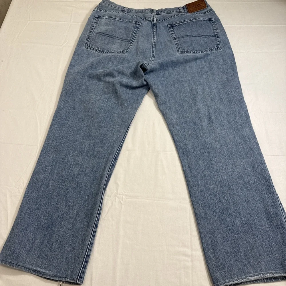 JEANS STRAIGHT Polo Ralph Lauren Men's 36x30 Blue Hampton Relaxed Leg Denim